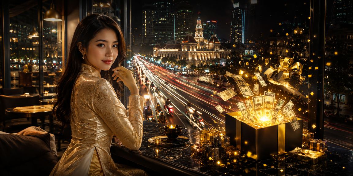 Người chơi tại TP.HCM trong trang phục truyền thống tham gia cá cược casino trực tuyến